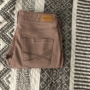aeropostale jeans size 0 light pink